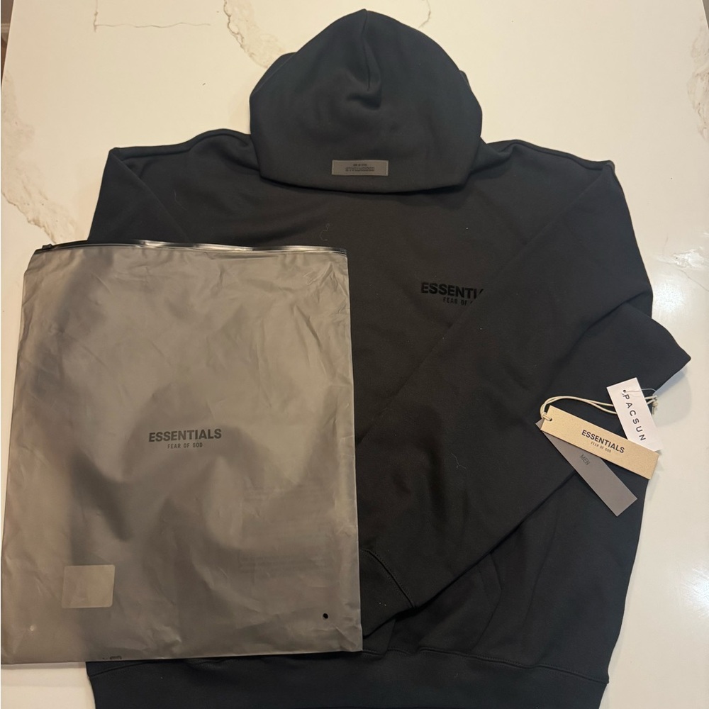 Fear of God Essentials Charcoal Hoodie